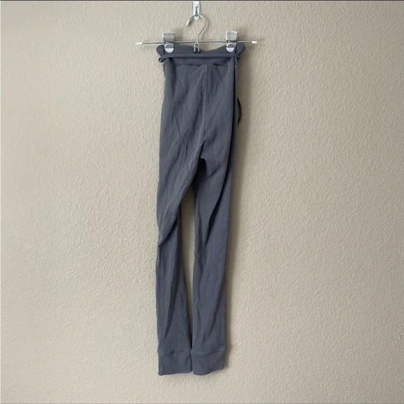 Gymshark Leggings Ribbed slouch Gray High Waist - Picture 6 of 7